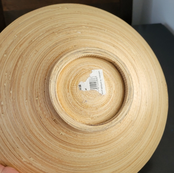 Large Bamboo Fiber Bowl Kitchen Accessories Decor - Picture 5 of 5
